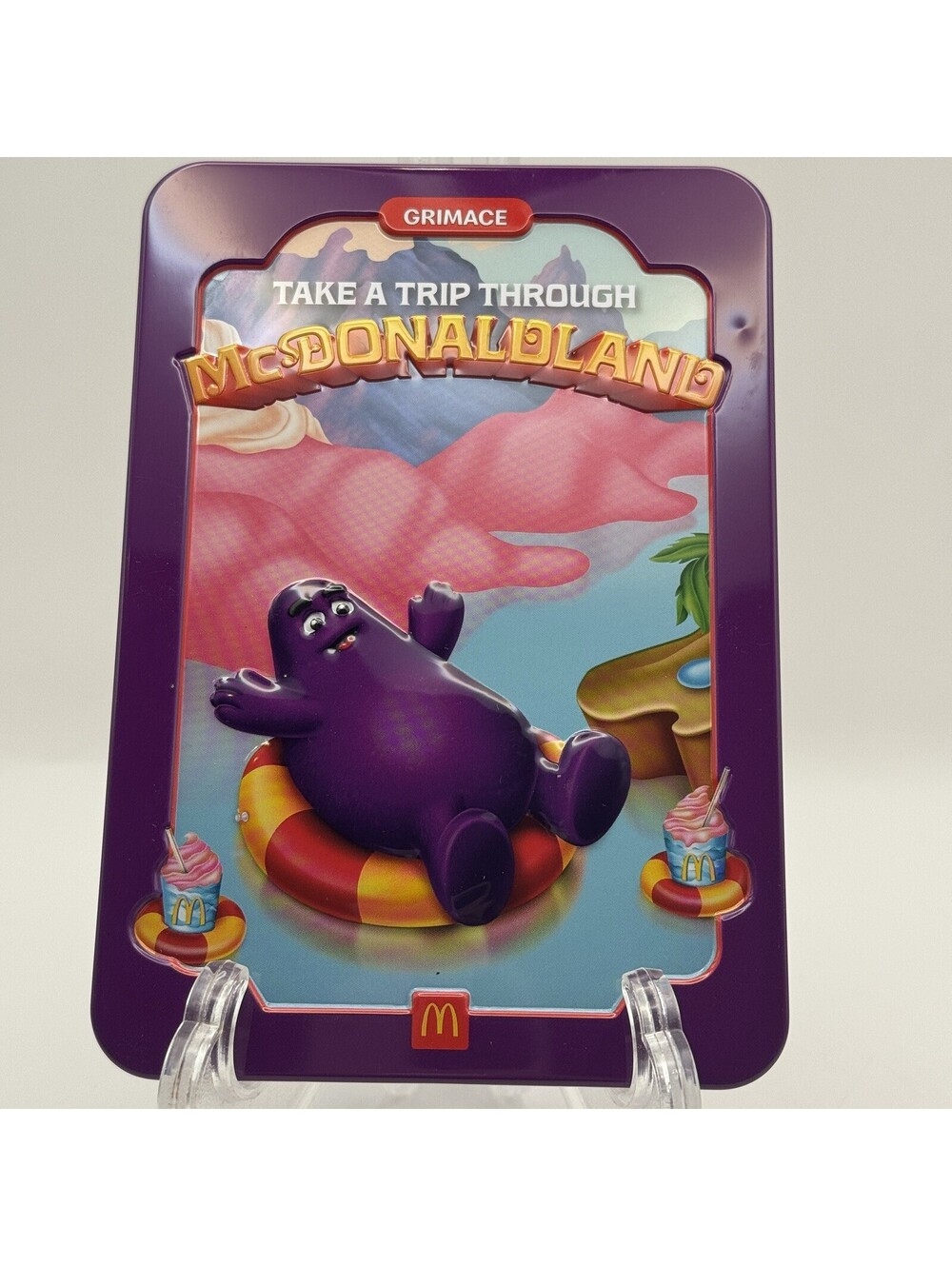 Lot of 2 McDonaldland Collectors Tins 2025 Adult Happy Meal Grimace & Birdie